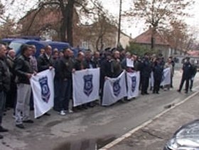 leskovac, protest policije