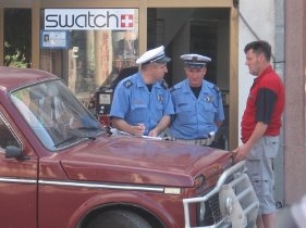 vranje, policija, auto