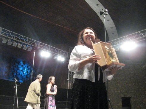 Sara Cincarević sa nagradom