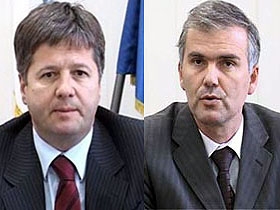 Boško Ristić (levo) i Dušan Milisavljević