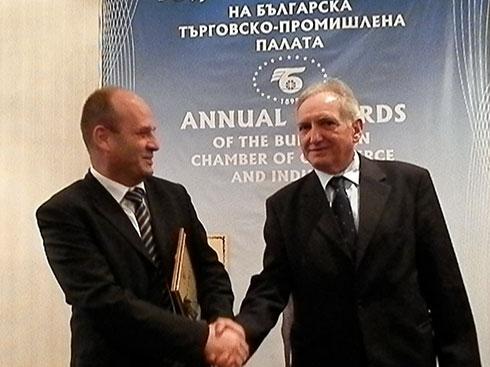 Aleksandar Milićević na dodeli nagrade