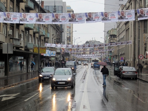 Plakati u centru Niša
