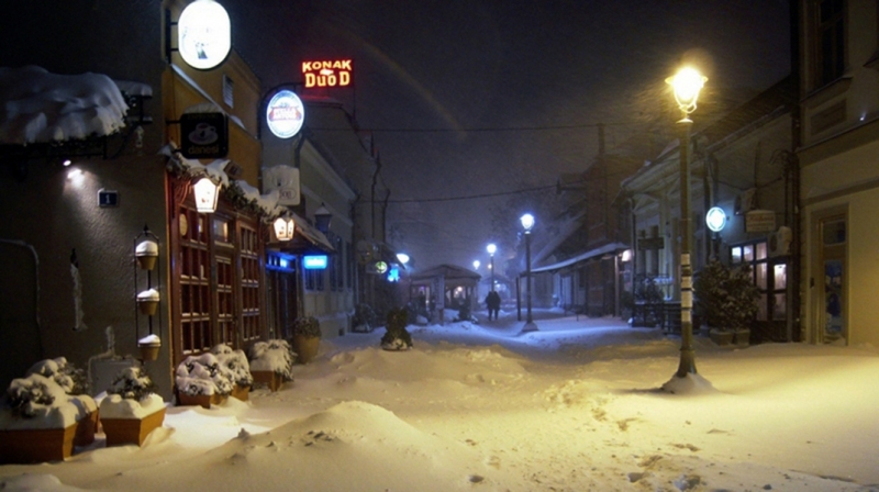 Kazandžijsko sokače zimi