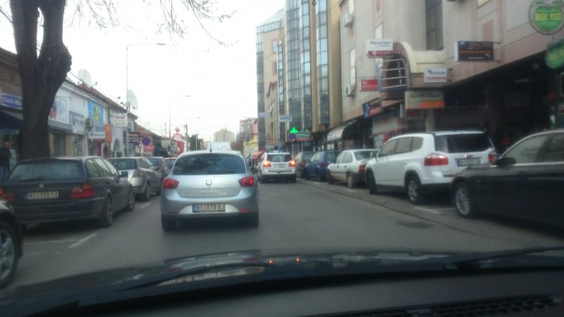 Intervencije policija 
Parkiranje u najvećoj gužvi ul.dusanova