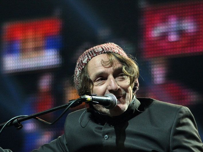 Goran Bregović na koncertu u Nišu 13. januara 2015. godine