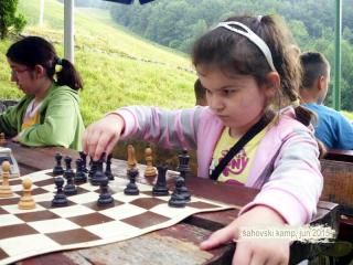 Najmlađa učesnica na 1. šahovskom kampu