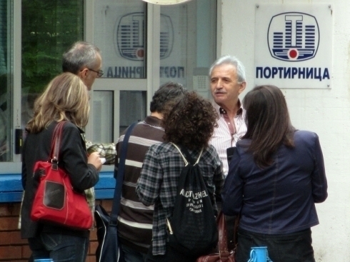 Milutin Ilić ispred Toplane