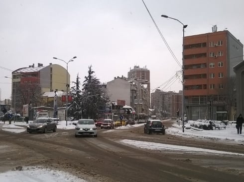 sneg ulice