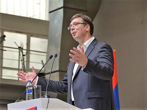 Aleksandar Vučić miting foto Aleksandar Kostić Južne vesti