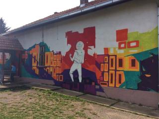 Mural na školi