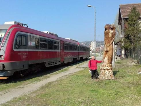 Skulptura na Železničkoj 