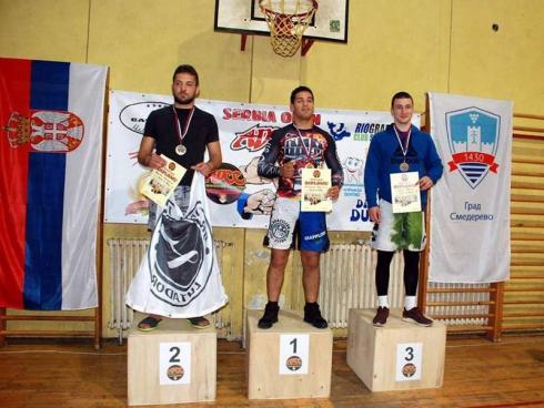Aleksandar je ovim obezbedio učešće na prestižnom takmičenju u Bugarskoj, ali se tamo neće takmičiti, zbog MMA nastupa; foto: Josif Nađ