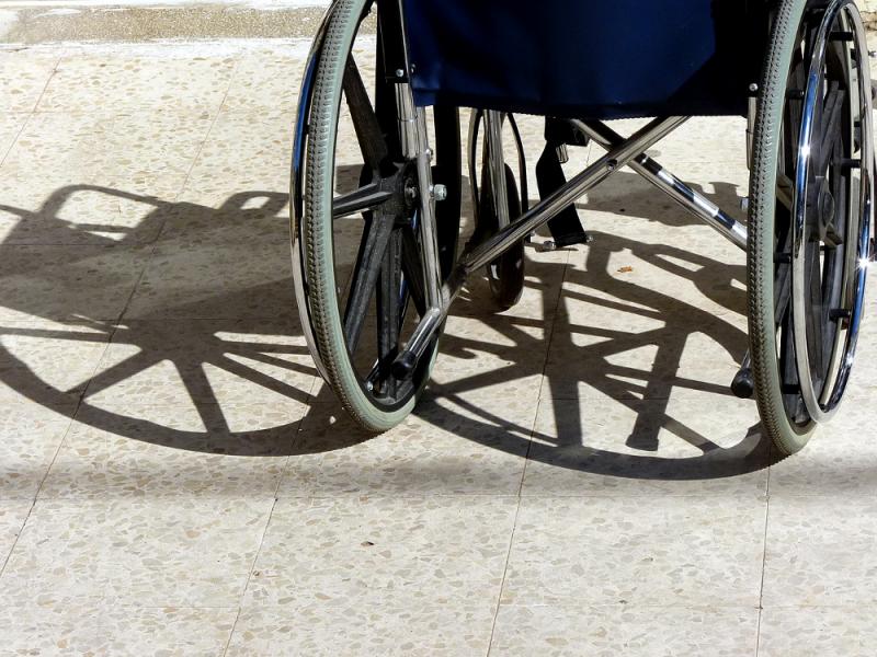 Invalidska kolica ilustracija