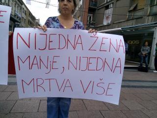 Protest žena u Obrenovićevoj