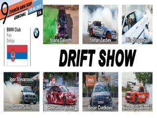 Poster učesnici drift show-a