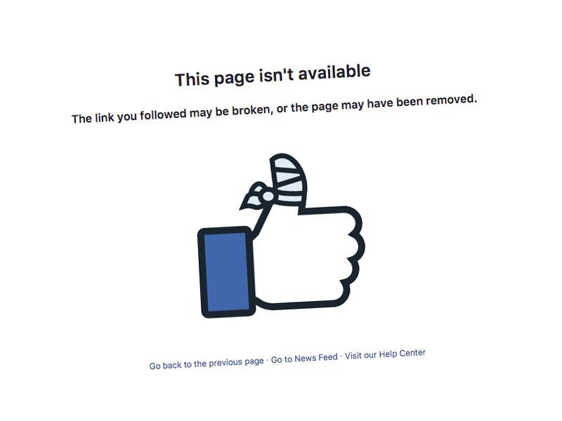Blokirane fejsbuk stranice