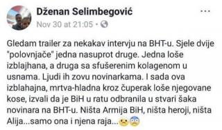 Obrisani status Dženana Selimbegovića