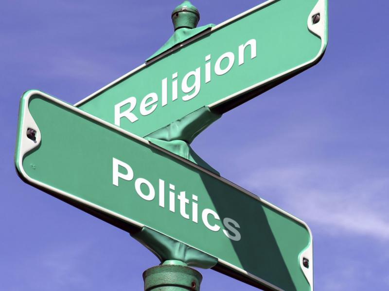Ilustracija - odnos religije i politike