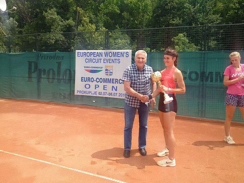 teniserka iz Ceske osvojila turnir u Prokuplju foto lj.m