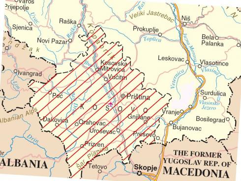 mapa jug Srbije