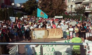 Najmasovnije protest održan u Pirotu