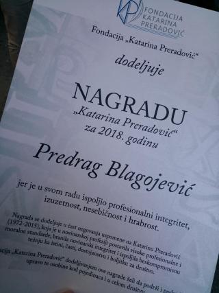 nagrada katarina preradović
