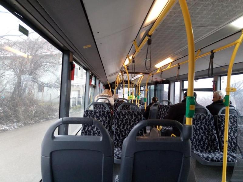 Autobus putnici gradski prevoz