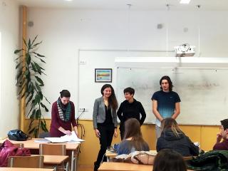 Studenti iz Francuske Gimnazija Svetozar Markovic ucionica foto Juzne vesti Milica Jovanovic