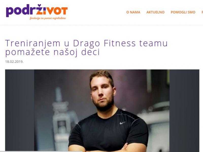 Podrži život fitnes Drago Vesić