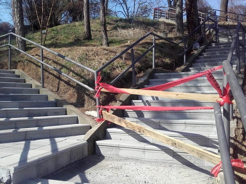 stepenice park devet jugovica leskovac