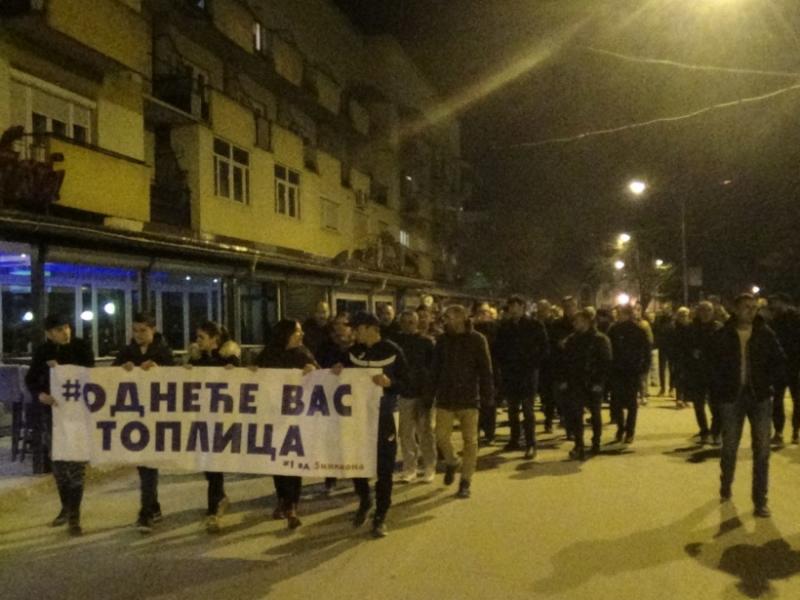 15. protest Kuršumlija