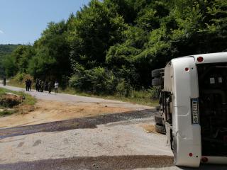 Prevrnuo se autobus kod Vranja, više je povređenih