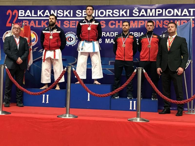 Andrija Stanković karate karatista Balkansko prvenstvo srebro 2020