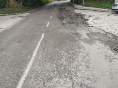 Uništeni asfalt posle nevremena jun 2020 foto čitalac3