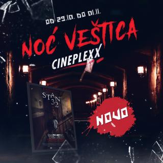 Plakat Cineplexx-a za Noć veštica