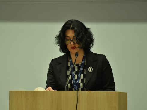 dragana sotirovski, gradonacelnica Nisa, otvaranje lamele laboratorije ET Nis, 24 novembar 2020, foto JV, Vanja Keser