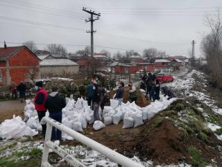 Stefanovic u Leskovcu poplave 2; foto: JV-M. Mitic