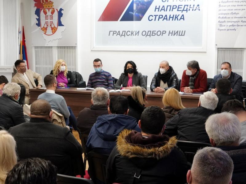SNS sastanci komunalna infrastruktura; foto: FB Dragana Sotirovski