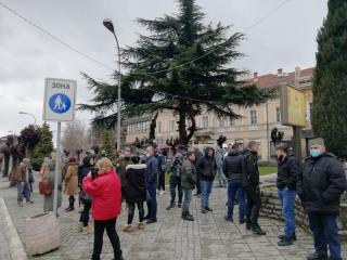 Protest malih privrednika - Vranje