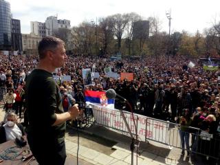 protest ekoloskoh aktivista foto Andrijana Spasov