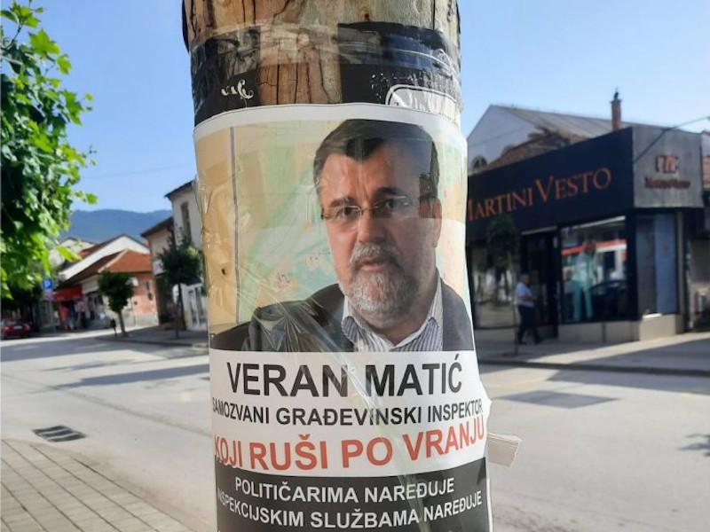 Veran Matić - plakat Vranje