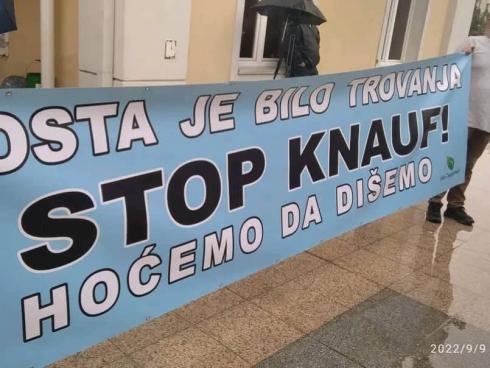 Protest "Knauf" Surdulica 