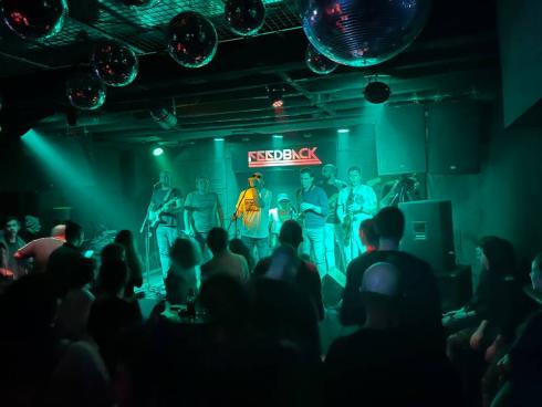 Nakon trogodišnje pauze, ska_rege_pank bend Proces održao je povratnički koncert pred “domaćom” publikom u klubu Fidbek; foto_ JV _ Nikola Djukic