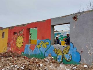 Lebane, radovi na uspostavljanju dnevnog centra Sunce (4)