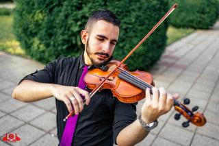 Violinista Aleksa Spasić; foto: 