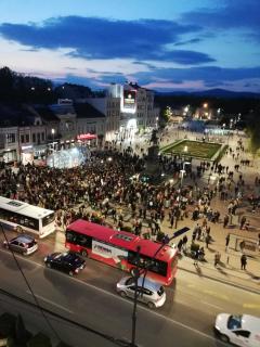 Okupljanje Niš povodom tragedije2; foto: JV-Milan Zirojević