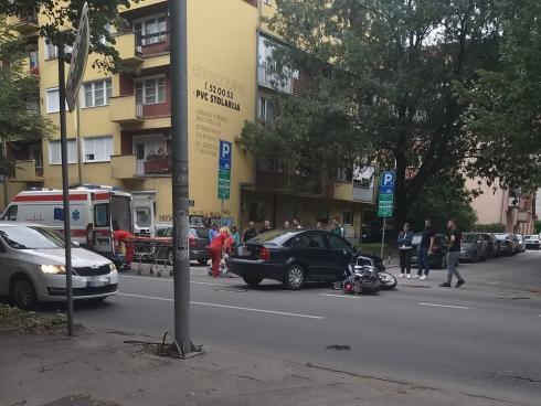Vardarska ulica sudar udes nezgoda