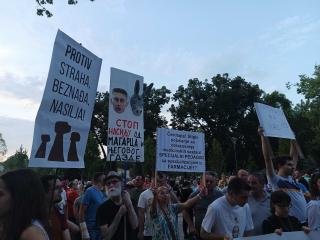 Četvrti protest "Srbija protiv nasilja"; foto: Tamara Radovanović
