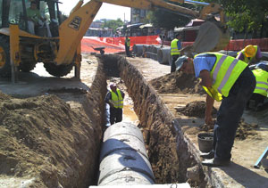 Radovi u centriu Vranja