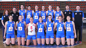 Grupna slika Juniorke odbojka